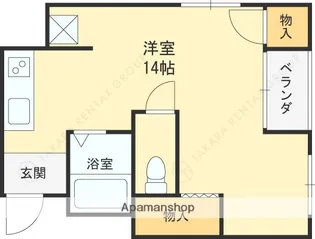 堺グランセ【4階】の間取り