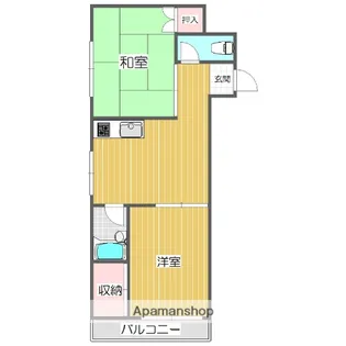 AKマンション【1階】の間取り
