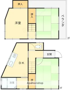 大阪府堺市中区深井北町【一戸建】の間取り