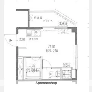 池田マンション【407号室】の間取り