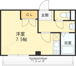 北斗Fビル【4階】の間取り