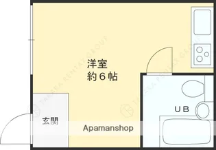 多田北野田マンション【202号室】の間取り