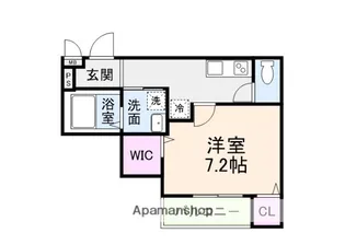 フジパレス初芝駅南ウエスト【103号室】の間取り