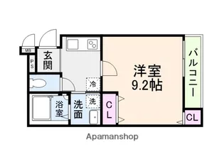 フジパレス堺白鷺III番館【2階】の間取り
