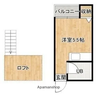 ヴィクトリアコート北野田【207号室】の間取り