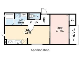 MAISON LUNA(メゾン ルナ)【3階】の間取り