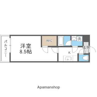 フジパレス浜寺諏訪森サウス【101号室】の間取り