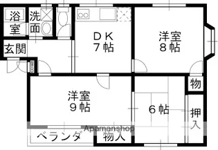 メゾン・プチ・フォーレ【2階】の間取り