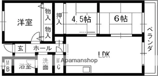 ボスクリオ【101号室】の間取り