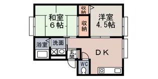 サンビレッジ森彦【2階】の間取り