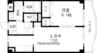 プレミール花水木【2階】の間取り