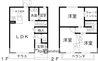 シャーメゾン泉ヶ丘【1階】の間取り