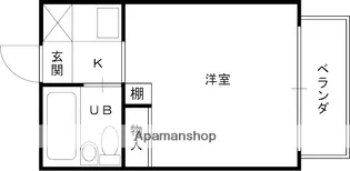 ドムス白鷺【208号室】の間取り