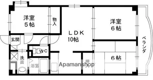 アキレジデンス【103号室】の間取り