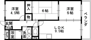 カーサフィオーレ壱番館【5階】の間取り