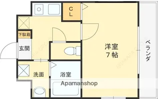 グリーンピアー京橋【6階】の間取り