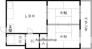 安井ビル【3階】の間取り