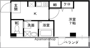 IF西梅田【3階】の間取り