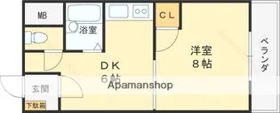 雅叙園ハイツ【517号室】の間取り