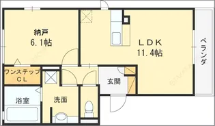 フルリール【302号室】の間取り