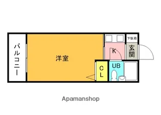 エムケイ3枚方公園【4階】の間取り