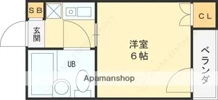 兵庫県尼崎市東園田町1丁目【マンション】の間取り