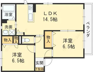 兵庫県宝塚市御殿山3丁目【アパート】の間取り