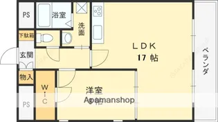 グレンパーク京橋【907号室】の間取り