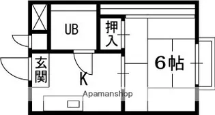 ウラノス壱番館【301号室】の間取り