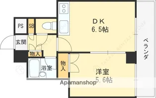 アルファブリック【602号室】の間取り