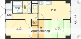 2DKの間取り画像