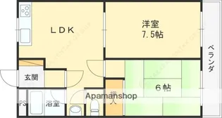 すみれハイツ【1階】の間取り