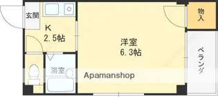 フローラルステージ桜ノ宮【3階】の間取り