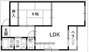 ギャレデ塚口【3階】の間取り