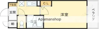 エスリード大阪城北【503号室】の間取り