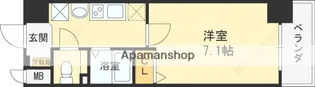 アップルガーデンコート城東【3階】の間取り