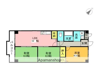 コーポヒルトップ【2階】の間取り