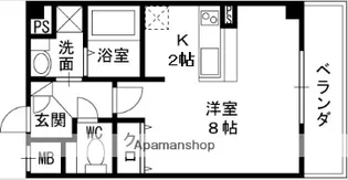 メイト鶴見【3階】の間取り