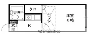 1Kの間取り画像