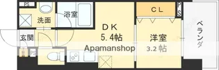 La CASA京橋【3階】の間取り