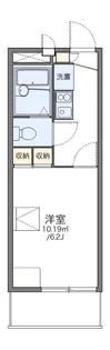 レオパレスカーム【3階】の間取り