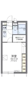 レオパレスプリフェール【1階】の間取り