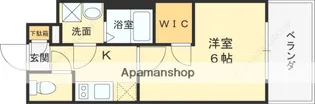 エスリード大阪城【3階】の間取り