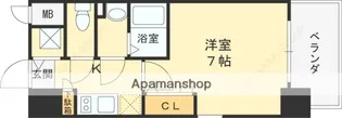 エスリード大阪城【6階】の間取り