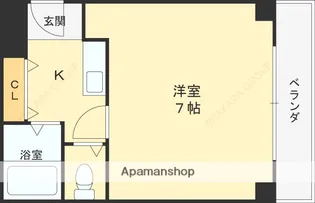 兵庫県神戸市東灘区住吉本町1丁目【マンション】の間取り