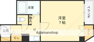 兵庫県神戸市東灘区住吉本町1丁目【マンション】の間取り