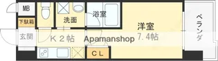 スプランディッド野江【7階】の間取り