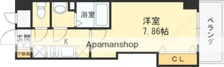 LUXE都島Ⅱ【5階】の間取り