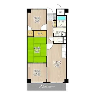 久光マンション【1階】の間取り