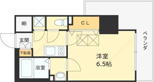 W.O.B.KYOBASHI【2階】の間取り